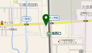 洛西口駅 タクシー乗り場の地図画像