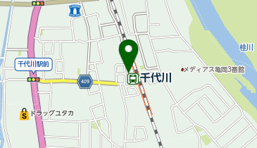 千代川駅 タクシー乗り場の地図画像