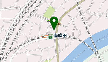 南吹田駅 タクシー乗り場の地図画像