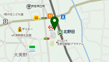 北野田駅 タクシー乗り場の地図画像