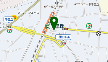 千里丘駅 タクシー乗り場の地図画像