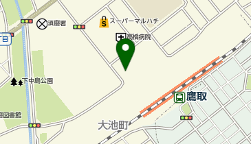 鷹取駅北 タクシー乗り場の地図画像