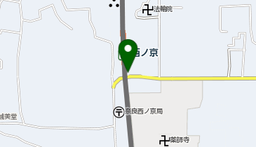 西ノ京駅 タクシー乗り場の地図画像