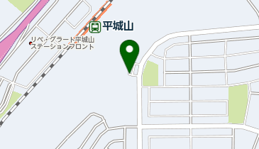 平城山駅 タクシー乗り場の地図画像