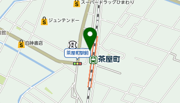 茶屋町駅 タクシー乗り場の地図画像