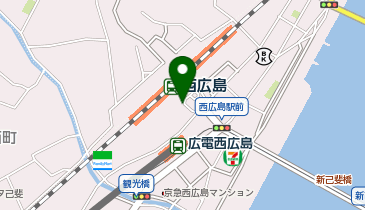 西広島駅 タクシー乗り場の地図画像