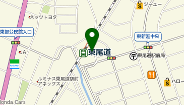 東尾道駅 タクシー乗り場の地図画像