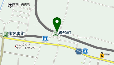 後免町駅 タクシー乗り場の地図画像