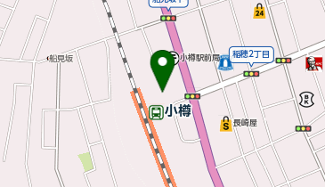 小樽駅 タクシー乗り場の地図画像