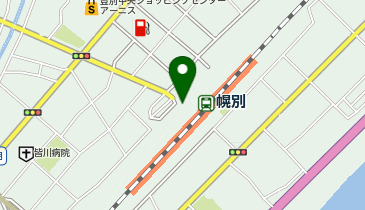 幌別駅 タクシー乗り場の地図画像