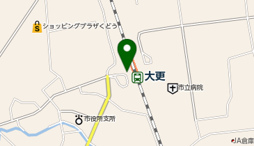 大更駅 タクシー乗り場の地図画像