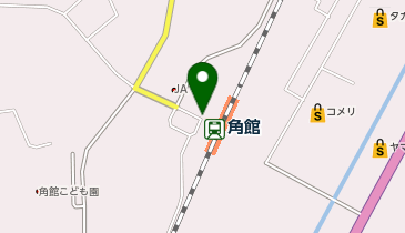 角館駅 タクシー乗り場の地図画像