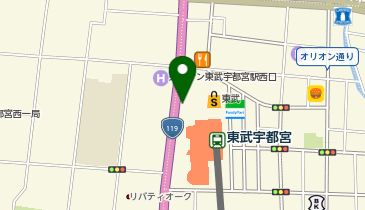 矢野タクシー 東武百貨店乗り場の地図画像