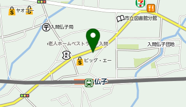 仏子駅 タクシー乗り場の地図画像