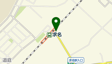 求名駅 タクシー乗り場の地図画像