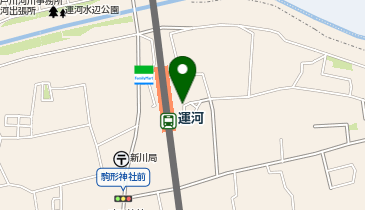 運河駅 タクシー乗り場の地図画像