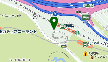 舞浜駅 タクシー乗り場の地図画像