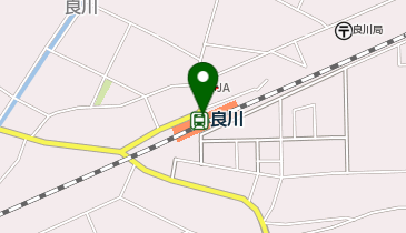 良川駅 タクシー乗り場の地図画像