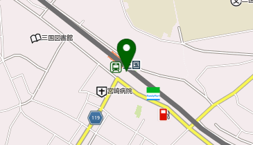 三国駅 タクシー乗り場の地図画像