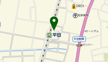 平田駅 タクシー乗り場の地図画像