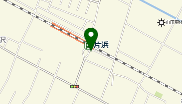 片浜駅 タクシー乗り場の地図画像