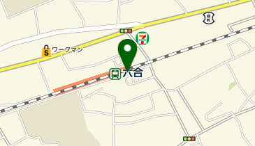 六合駅 タクシー乗り場の地図画像