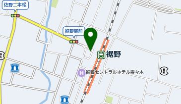裾野駅 タクシー乗り場の地図画像