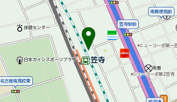 笠寺駅 タクシー乗り場の地図画像