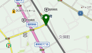 国府駅 タクシー乗り場の地図画像