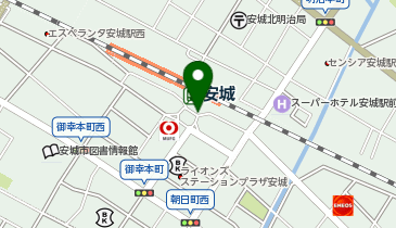 安城駅 タクシー乗り場の地図画像