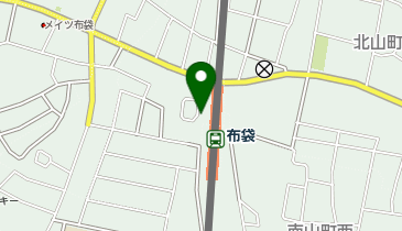 布袋駅 タクシー乗り場の地図画像