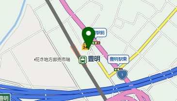 豊明駅 タクシー乗り場の地図画像