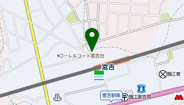 富吉駅 タクシー乗り場の地図画像