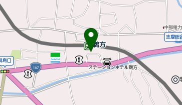 鵜方駅 タクシー乗り場の地図画像