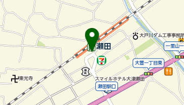 瀬田駅 タクシー乗り場の地図画像