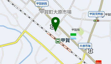 甲賀駅 タクシー乗り場の地図画像