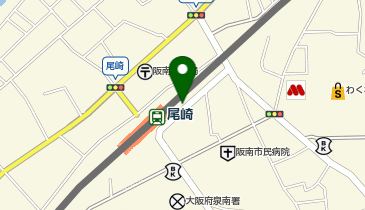 尾崎駅 タクシー乗り場の地図画像