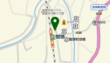 智頭駅 タクシー乗り場の地図画像