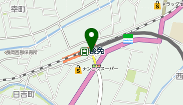 後免駅 タクシー乗り場の地図画像