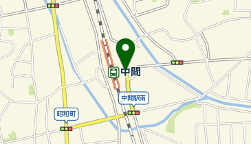 中間駅 タクシー乗り場の地図画像