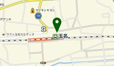 玉名駅 タクシー乗り場の地図画像