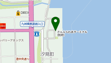 別府港 タクシー乗り場の地図画像