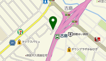 古島駅 タクシー乗り場の地図画像