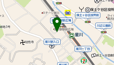 星川駅前タクシー乗降場の地図画像