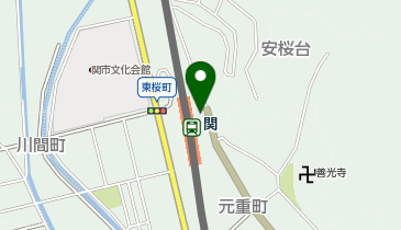 関駅前タクシー乗り場の地図画像