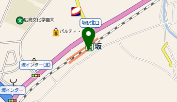 坂駅前タクシーのりばの地図画像
