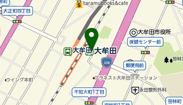 大牟田駅東口タクシー乗り場の地図画像