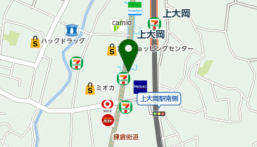 上大岡駅前タクシー乗り場の地図画像