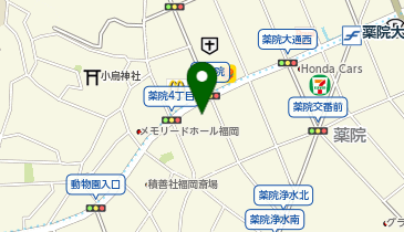 KKRホテル博多前タクシー乗り場の地図画像