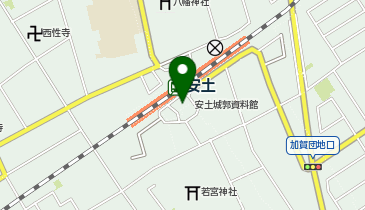 安土駅南口タクシー乗降場の地図画像